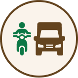 bike and truck icon