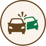 car crash icon